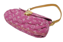 Load image into Gallery viewer, 極美品 LOUIS VUITTON ルイヴィトン ミニプリーティ ワンショルダーバッグ M95216 モノグラム デニム ピンク 中古 4b011188