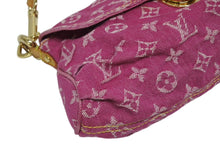 Load image into Gallery viewer, 極美品 LOUIS VUITTON ルイヴィトン ミニプリーティ ワンショルダーバッグ M95216 モノグラム デニム ピンク 中古 4b011188