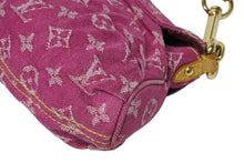 Load image into Gallery viewer, 極美品 LOUIS VUITTON ルイヴィトン ミニプリーティ ワンショルダーバッグ M95216 モノグラム デニム ピンク 中古 4b011188