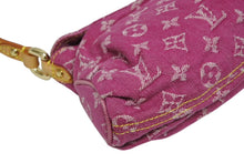 Load image into Gallery viewer, 極美品 LOUIS VUITTON ルイヴィトン ミニプリーティ ワンショルダーバッグ M95216 モノグラム デニム ピンク 中古 4b011188