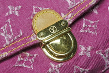 Load image into Gallery viewer, 極美品 LOUIS VUITTON ルイヴィトン ミニプリーティ ワンショルダーバッグ M95216 モノグラム デニム ピンク 中古 4b011188