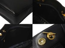 Load image into Gallery viewer, CHANEL シャネル ココマーク チェーントートバッグ ショルダーバッグ 3番台 ラムスキン ブラック ゴールド金具 美品 中古 4b001146