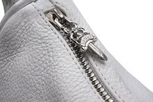 Load image into Gallery viewer, 新品未使用 CHROME HEARTS クロムハーツ チキンナゲットスモール ショルダーバッグ スター ホワイト レザー シルバー925 中古 4b011487