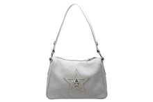 Load image into Gallery viewer, 新品未使用 CHROME HEARTS クロムハーツ チキンナゲットスモール ショルダーバッグ スター ホワイト レザー シルバー925 中古 4b011487