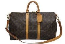 Load image into Gallery viewer, LOUIS VUITTON ルイヴィトン キーポル バンドリエール45 ボストンバッグ M41418 モノグラム ブラウン ゴールド金具 美品 中古 4b011898