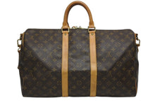 Load image into Gallery viewer, LOUIS VUITTON ルイヴィトン キーポル バンドリエール45 ボストンバッグ M41418 モノグラム ブラウン ゴールド金具 美品 中古 4b011898