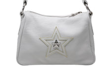 Load image into Gallery viewer, 新品未使用 CHROME HEARTS クロムハーツ チキンナゲットスモール ショルダーバッグ スター ホワイト レザー シルバー925 中古 4b011487