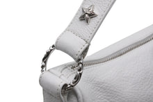 Load image into Gallery viewer, 新品未使用 CHROME HEARTS クロムハーツ チキンナゲットスモール ショルダーバッグ スター ホワイト レザー シルバー925 中古 4b011487