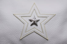 Load image into Gallery viewer, 新品未使用 CHROME HEARTS クロムハーツ チキンナゲットスモール ショルダーバッグ スター ホワイト レザー シルバー925 中古 4b011487