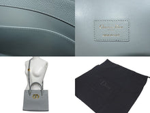画像をギャラリービューアに読み込む, Christian Dior クリスチャンディオール ST HONORE サントノレ 30 モンテーニュ ミディアム 2WAYトートバッグ グレー 美品 中古 4b001149