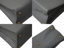 画像をギャラリービューアに読み込む, Christian Dior クリスチャンディオール ST HONORE サントノレ 30 モンテーニュ ミディアム 2WAYトートバッグ グレー 美品 中古 4b001149