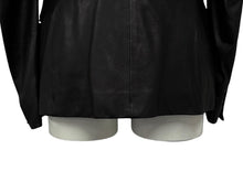 Load image into Gallery viewer, 極美品 CHROME HEARTS クロムハーツ テーラード レザー ジャケット クロスボール ボタン ラムレザー ブラック 黒 サイズ S 中古 4b011506
