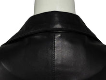 Load image into Gallery viewer, 極美品 CHROME HEARTS クロムハーツ テーラード レザー ジャケット クロスボール ボタン ラムレザー ブラック 黒 サイズ S 中古 4b011506