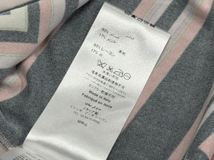 Emilio Pucci エミリオ プッチ カットソー 長袖 マルチカラー レーヨン シルク サイズ38 シルバー金具 66RN48 美品 中古 4b011221
