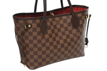 Load image into Gallery viewer, 極美品 LOUIS VUITTON ルイヴィトン ハンドバッグ 新型 ネヴァーフルPM N41359 ダミエエベヌキャンバス ブラウン 中古 4b011556