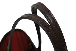 極美品 LOUIS VUITTON ルイヴィトン ハンドバッグ 新型 ネヴァーフルPM N41359 ダミエエベヌキャンバス ブラウン 中古 4b011556