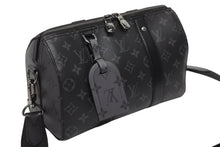 Load image into Gallery viewer, 極美品 LOUIS VUITTON ルイヴィトン シティ キーポル ショルダーバッグ M45936 モノグラム リバース エクリプス キャンバス 中古 4b011582