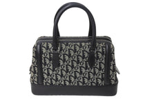 Load image into Gallery viewer, Christian Dior クリスチャンディオール トロッター ドクターズ ハンドバッグ ブラック キャンバス 美品 中古 4b001153