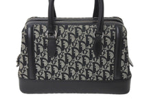 Load image into Gallery viewer, Christian Dior クリスチャンディオール トロッター ドクターズ ハンドバッグ ブラック キャンバス 美品 中古 4b001153