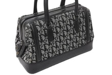Load image into Gallery viewer, Christian Dior クリスチャンディオール トロッター ドクターズ ハンドバッグ ブラック キャンバス 美品 中古 4b001153