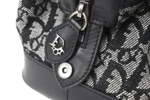 Load image into Gallery viewer, Christian Dior クリスチャンディオール トロッター ドクターズ ハンドバッグ ブラック キャンバス 美品 中古 4b001153