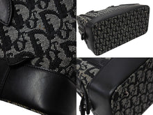 Load image into Gallery viewer, Christian Dior クリスチャンディオール トロッター ドクターズ ハンドバッグ ブラック キャンバス 美品 中古 4b001153