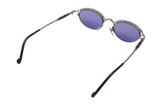 Load image into Gallery viewer, 極美品 Jean Paul Gaultier ジャンポール ゴルチェ JPG サングラス アイウェア 56-0003 シルバー パープル ブルー 中古 4b012156