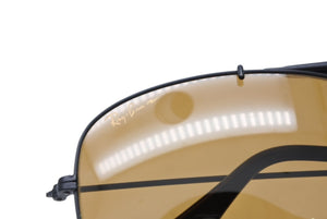 Ray-Ban レイバン ティアドロップ サングラス アイウェア W1700 XPBJ ブラック ブラウン ロゴ 小物 美品 中古 4b011529