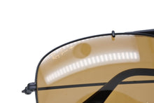 Load image into Gallery viewer, Ray-Ban レイバン ティアドロップ サングラス アイウェア W1700 XPBJ ブラック ブラウン ロゴ 小物 美品 中古 4b011529