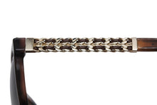 Load image into Gallery viewer, 極美品 CHANEL シャネル サングラス アイウェア 5360-Q-A c.1575/S9 サイズ55□18 140 チェーンテンプル べっ甲カラー ブラウン 中古 4b011987