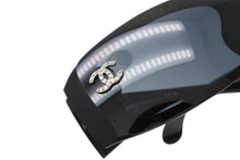 Load image into Gallery viewer, CHANEL シャネル サングラス アイウェア 5088-B c.501/87 サイズ120 ココマーク ラインストーン ブラック 美品 中古 4b011988