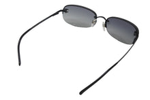 Load image into Gallery viewer, 極美品 CHANEL シャネル ハーフリム サングラス アイウェア 4099 c.101/11 サイズ55□16 130 ココマーク ブラック 中古 4b011991