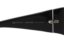 Load image into Gallery viewer, Christian Dior クリスチャンディオール YOUR DIOR 1 サングラス アイウェア E6C サイズ64□12 120 ブラック ピンク 美品 中古 4b012159