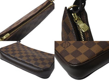 画像をギャラリービューアに読み込む, 極美品 LOUIS VUITTON ルイヴィトン ダミエ ナヴォナ ワンショルダーバッグ N51983 PVC レザー ブラウン ゴールド金具 中古 4b001156