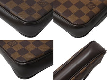 画像をギャラリービューアに読み込む, 極美品 LOUIS VUITTON ルイヴィトン ダミエ ナヴォナ ワンショルダーバッグ N51983 PVC レザー ブラウン ゴールド金具 中古 4b001156