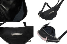 Load image into Gallery viewer, 極美品 CHROME HEARTS クロムハーツ SNAT PACK MINI スナットパックミニ レザーボディバッグ ダガージップ ガンスリンガーベルト 中古 4b011590