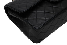 Load image into Gallery viewer, CHANEL シャネル マトラッセ25 Wフラップ Wチェーンショルダーバッグ A2600 1番台 ラムスキン ココマーク ブラック 美品 中古 4b011405