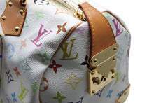 Load image into Gallery viewer, 極美品 LOUIS VUITTON ルイヴィトン スピーディ30 ハンドバッグ M92643 モノグラム マルチカラー 村上隆 ホワイト 中古 4b011625