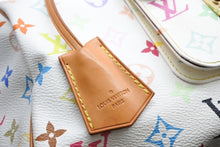 Load image into Gallery viewer, 極美品 LOUIS VUITTON ルイヴィトン スピーディ30 ハンドバッグ M92643 モノグラム マルチカラー 村上隆 ホワイト 中古 4b011625