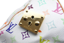 Load image into Gallery viewer, 極美品 LOUIS VUITTON ルイヴィトン スピーディ30 ハンドバッグ M92643 モノグラム マルチカラー 村上隆 ホワイト 中古 4b011625
