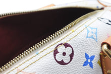 Load image into Gallery viewer, 極美品 LOUIS VUITTON ルイヴィトン スピーディ30 ハンドバッグ M92643 モノグラム マルチカラー 村上隆 ホワイト 中古 4b011625