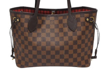 Load image into Gallery viewer, 極美品 LOUIS VUITTON ルイヴィトン 新型ネヴァーフルPM ハンドバッグ N41359 ダミエエベヌキャンバス ブラウン ゴールド金具 中古 4b011556