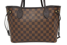 Load image into Gallery viewer, 極美品 LOUIS VUITTON ルイヴィトン 新型ネヴァーフルPM ハンドバッグ N41359 ダミエエベヌキャンバス ブラウン ゴールド金具 中古 4b011556