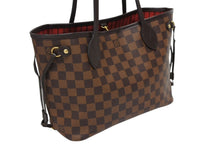 Load image into Gallery viewer, 極美品 LOUIS VUITTON ルイヴィトン 新型ネヴァーフルPM ハンドバッグ N41359 ダミエエベヌキャンバス ブラウン ゴールド金具 中古 4b011556