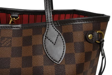 Load image into Gallery viewer, 極美品 LOUIS VUITTON ルイヴィトン 新型ネヴァーフルPM ハンドバッグ N41359 ダミエエベヌキャンバス ブラウン ゴールド金具 中古 4b011556