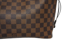 Load image into Gallery viewer, 極美品 LOUIS VUITTON ルイヴィトン 新型ネヴァーフルPM ハンドバッグ N41359 ダミエエベヌキャンバス ブラウン ゴールド金具 中古 4b011556