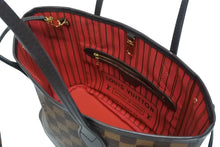 Load image into Gallery viewer, 極美品 LOUIS VUITTON ルイヴィトン 新型ネヴァーフルPM ハンドバッグ N41359 ダミエエベヌキャンバス ブラウン ゴールド金具 中古 4b011556