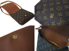 画像をギャラリービューアに読み込む, LOUIS VUITTON ルイヴィトン モノグラム ミュゼットサルサ ショルダーバッグ M51258 ブラウン PVC ヌメ革 ゴールド金具 美品 中古 4b001164