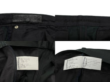 Load image into Gallery viewer, CHROME HEARTS クロムハーツ セメタリークロスパッチパンツ サイズ36 クロスボール ブラック レザー シルバ−925 35パッチ 美品 中古 4b011662