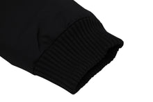 Load image into Gallery viewer, 新品未使用 CHROME HEARTS クロムハーツ RED PATCH RACING JACKET レーシング ジャケット サイズS クロスパッチ ブラック レザー 裏起毛 中古 4b011667